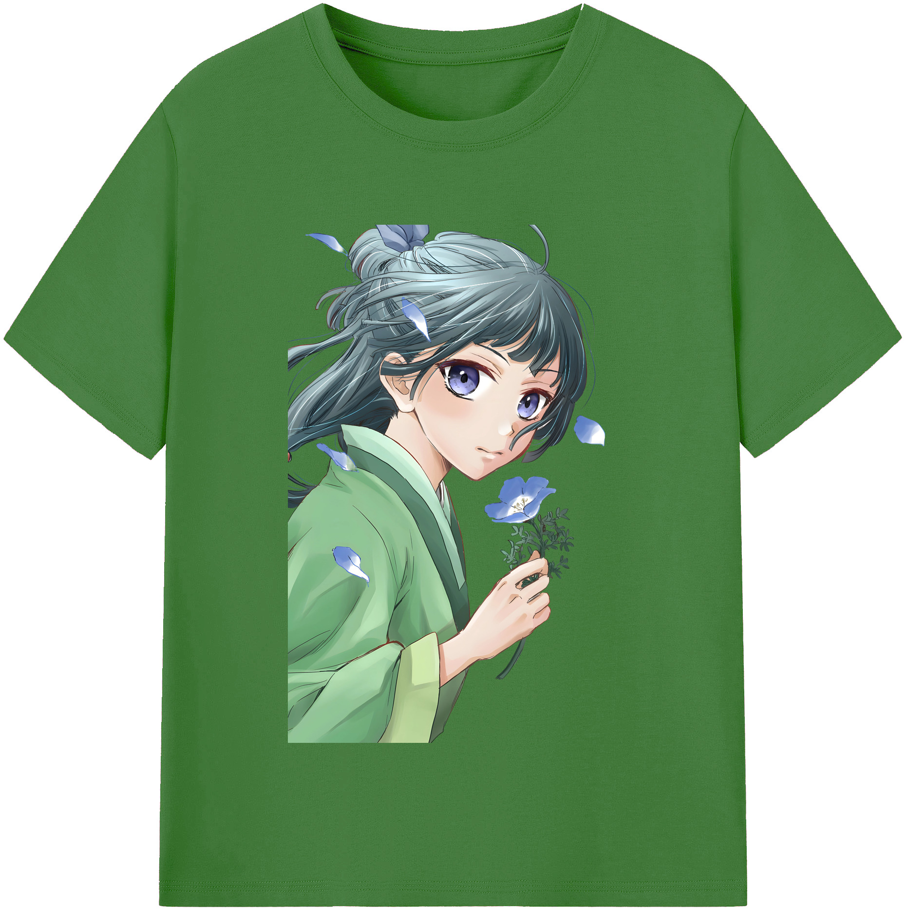 （画像用） 薬屋のひとりごと The Apothecary Diaries レディースカジュアルプリントTシャツ（綿100％）